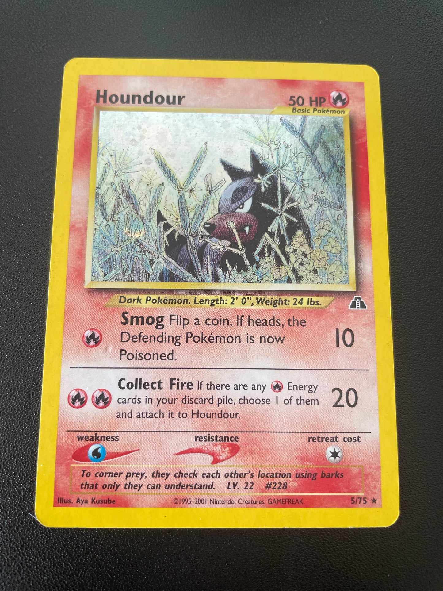 Houndour ED2 5/75 - Neo Discovery - EN - EX