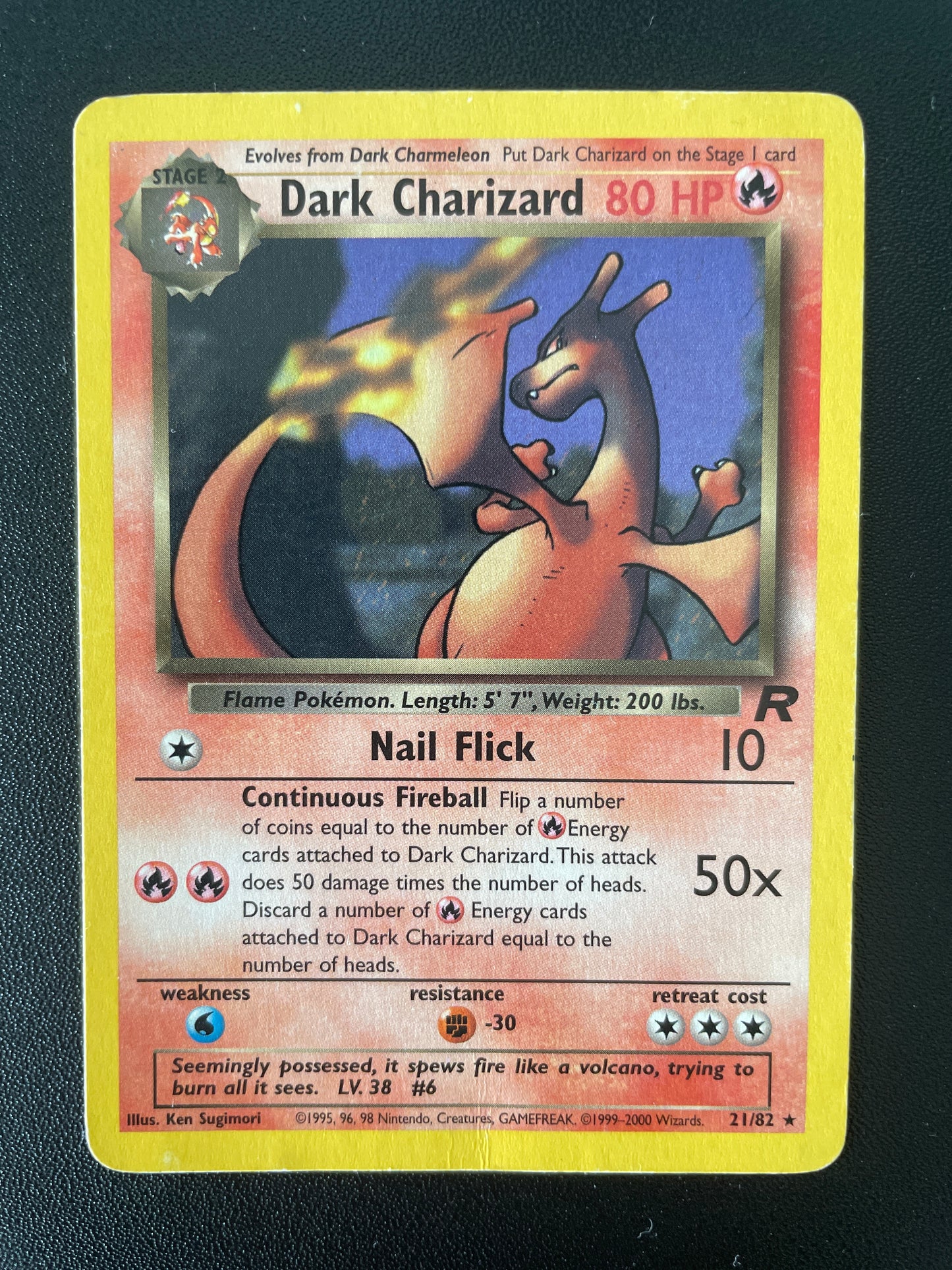 Dark Charizard ED2 21/82 - Team Rocket - EN - Good