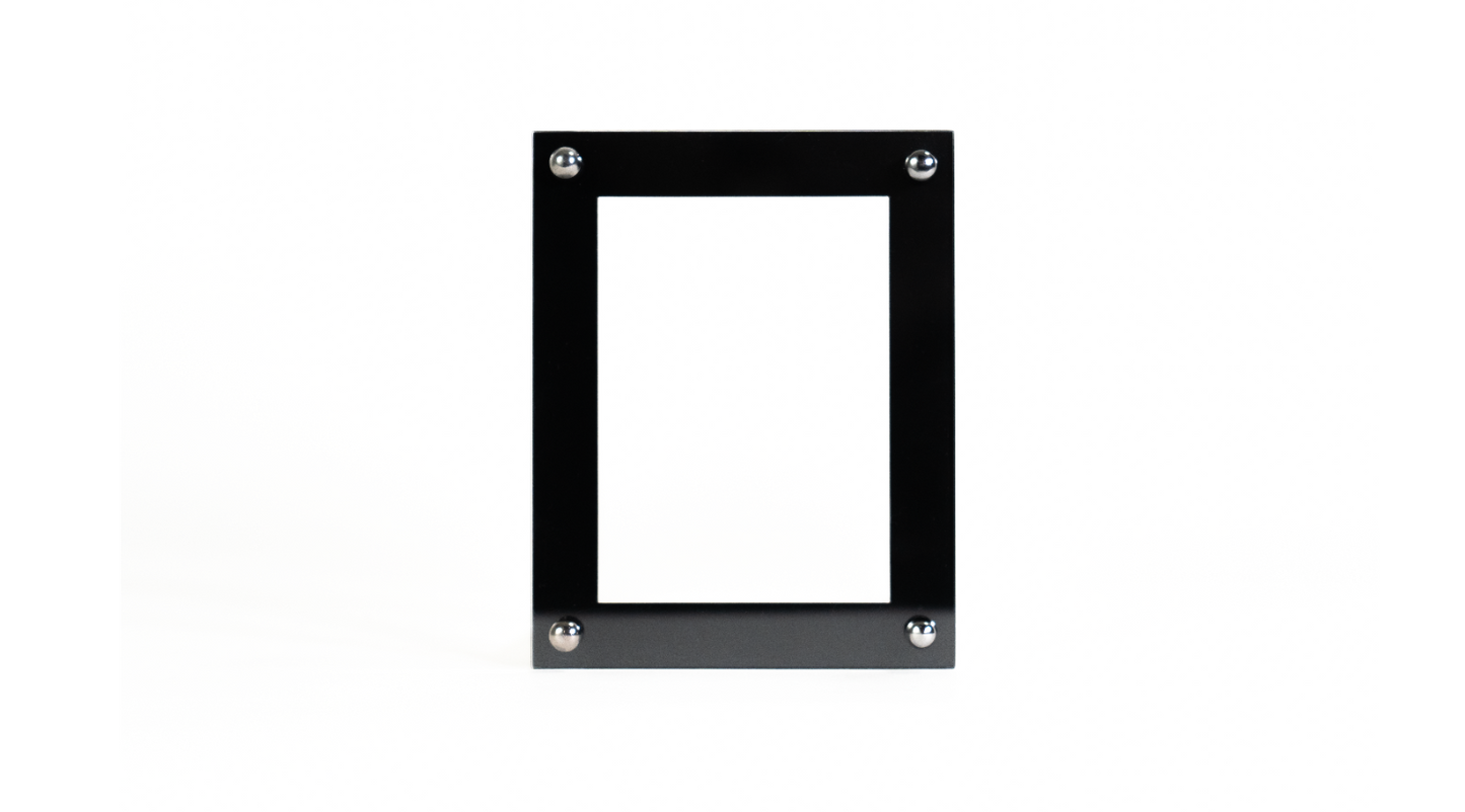 Cadre en acrylique pour 1 carte à collectionner standard - Protection anti UV - Avec vis