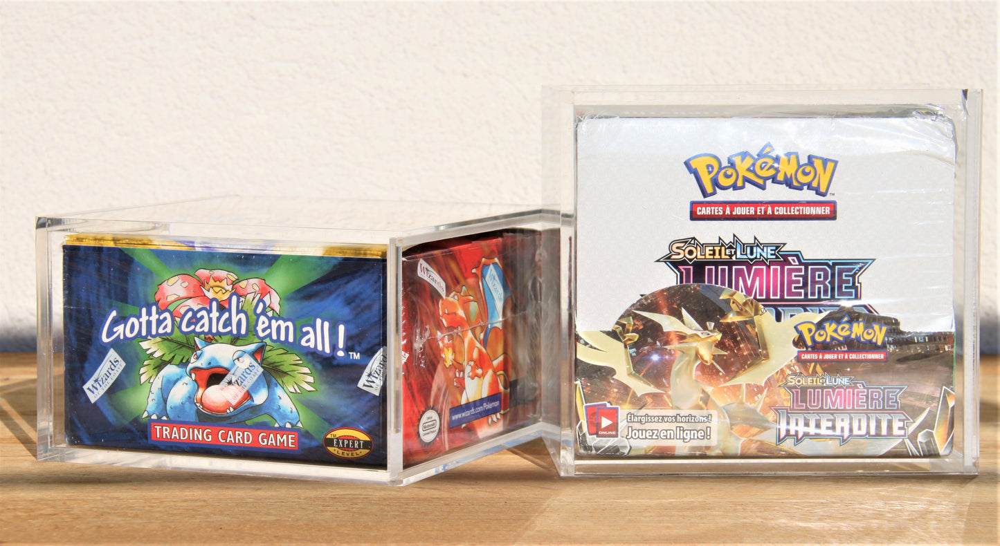 Acryl-Schutzbox für Pokémon-Display mit 36 Boosterpackungen – UV-beständig