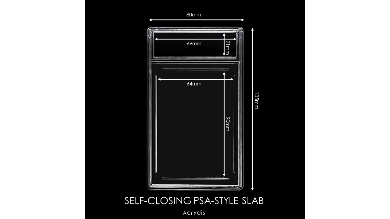 Boîtier style PSA 64x90mm avec fermeture automatique - Self Grading