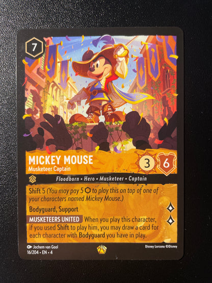 Mickey - 16/204 Légendaire Non Foil - CH4 - EN - NM