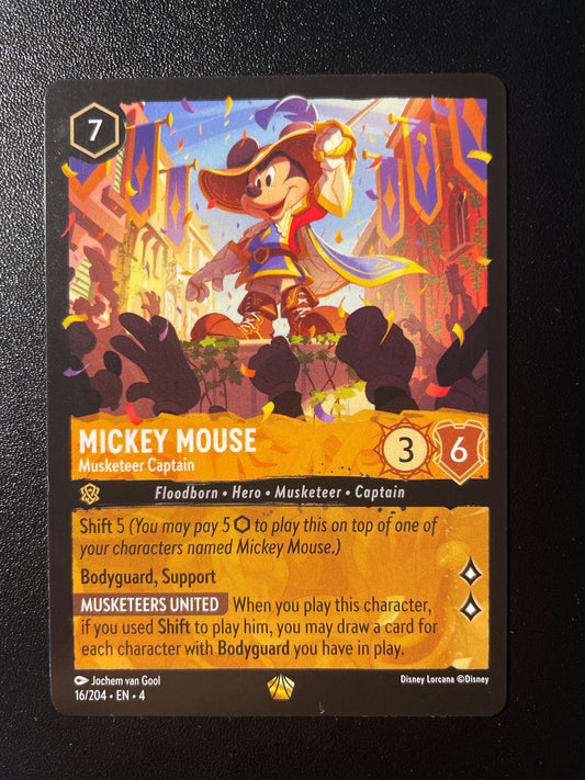 Mickey - 16/204 Légendaire Non Foil - CH4 - EN - NM