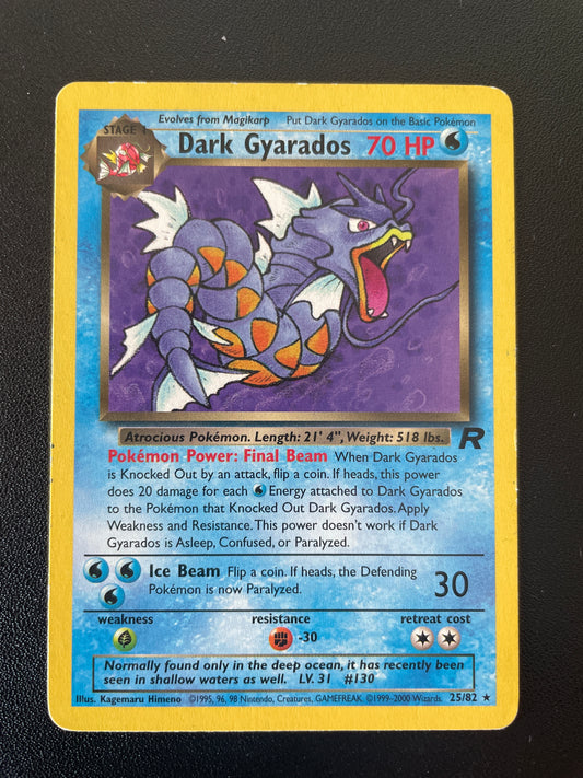 Dark Gyarados ED2 25/82 - Team Rocket - EN - F:NM B:VG