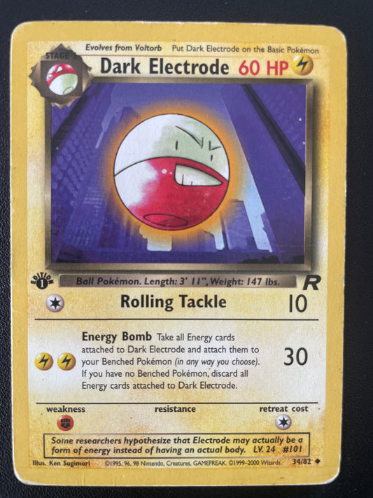 Dark Electrode ED1 34/82 - Team Rocket - EN - LP/GD