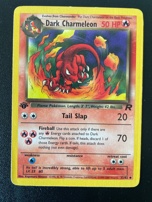 Dark Charmeleon ED2 32/82 - Team Rocket - EN - F:NM B:VG