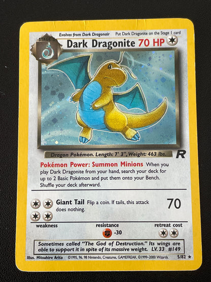Dark Dragonite ED2 5/82 - Team Rocket - EN - F:GD B:GD