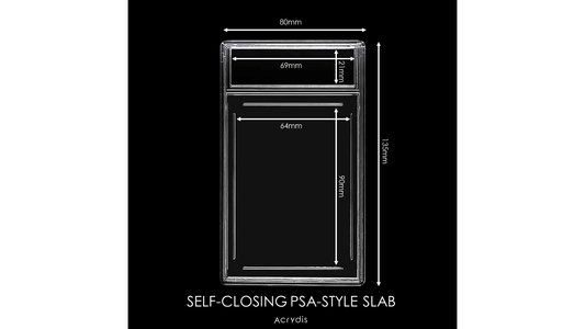 PSA style enclosure 64x90mm with automatic closing - Self Grading